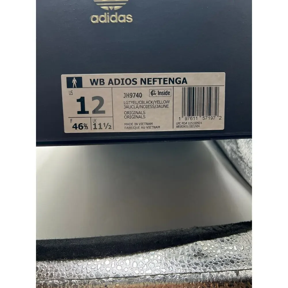 Wales Bronner X Adidas Adizero Adios Neftenga “Light Yellow” size 12 men’s